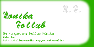 monika hollub business card